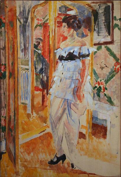 Rik Wouters Portrait of Mrs. Giroux oil painting picture